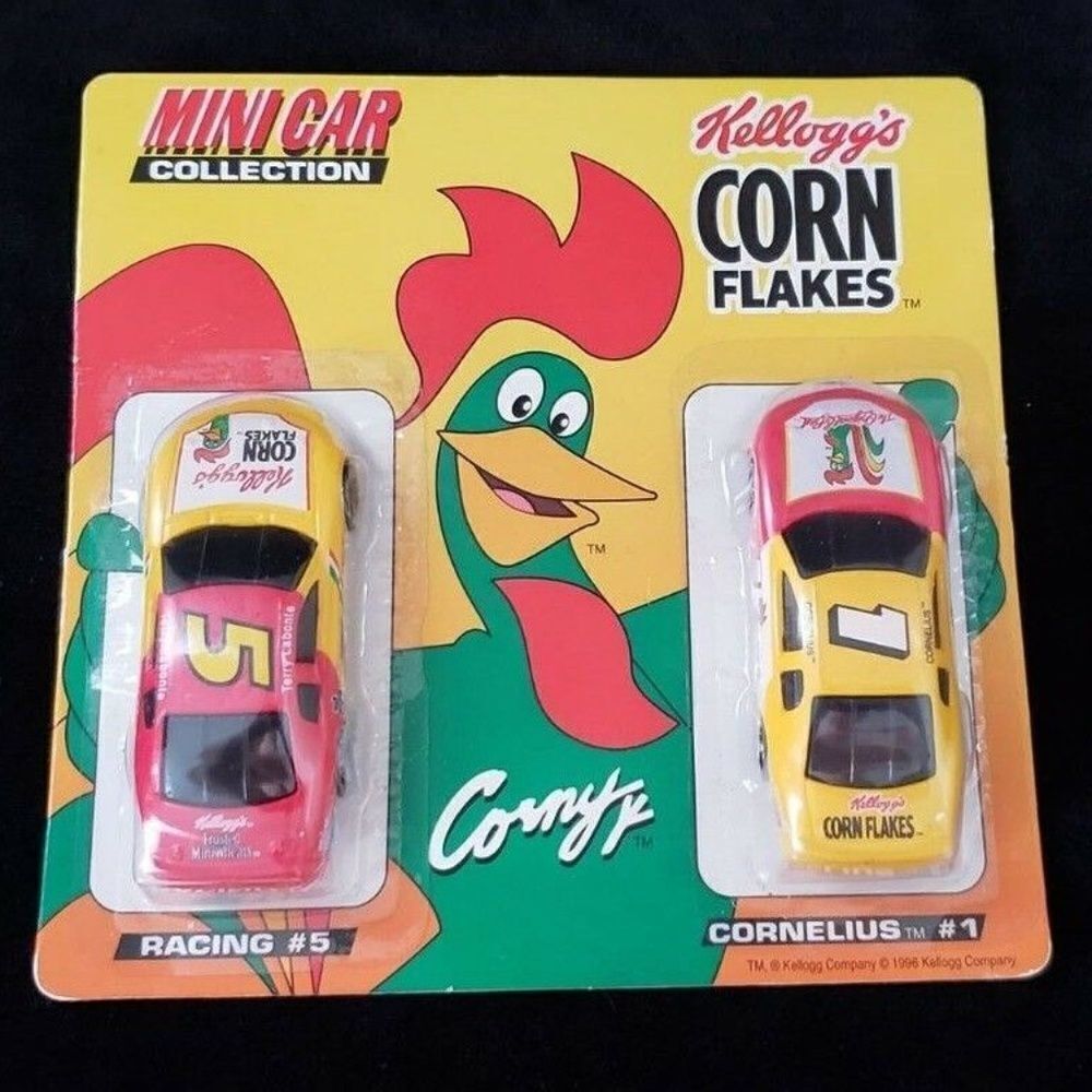 Vintage Kelloggs Corn Flakes Mini Car Collection